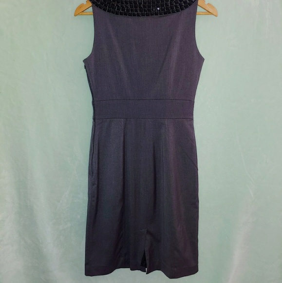 EUC H&M Beaded Neck Sheath Dress - Picture 2 of 6